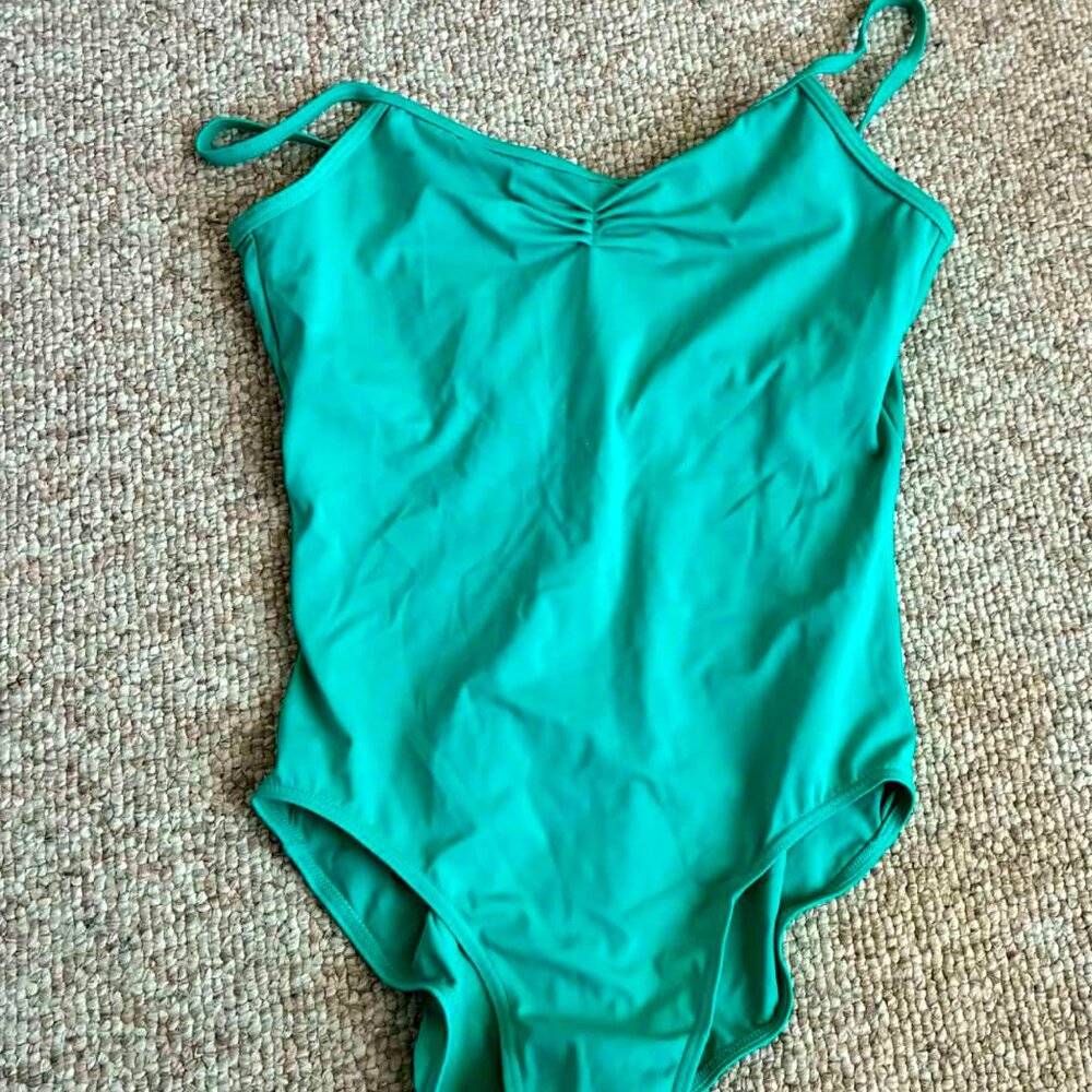 Balera Seafoam Mint Green Leotard Medium Adult Nylon Spandex Ballet Jazz Dance